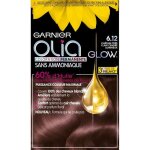 Coloration permanente olia garnier - sans ammoniaque - 6. 12 ch�tain tr�s clair cendre lumineux