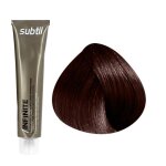 Subtil - coloration permanente sans ammoniaque aux 3 huiles subtil infinite - 4. 65 : ch�tain rouge acajou ...