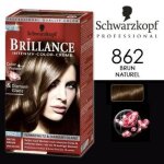 Coloration - schwarzkopf - brillance 862 brun naturel - sans ammoniaque - cheveux color�s ou mech�s - ...