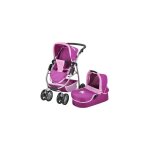 Combi coco licorne pour poupee - landau et poussette - poignee reglable 41 - 71 cm Combi coco licorne pour poupee - landau et poussette - poignee reglable 41 - 71 cm