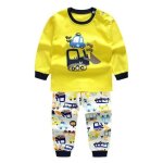 Combinaison fouilleur - funmoon - jaune - coton - pour gar�on - 1 - 3 ans