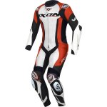 Combinaison moto ixon vortex 3 - blanc / noir / rouge - s Combinaison moto ixon vortex 3 - blanc / noir / rouge - s