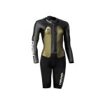 Head myboost pro aero - combinaison swimrun femme n�opr�ne 4mm noir / grey / or l