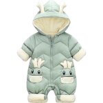 Combinaison de neige  capuche pour bb - vert - 0 - 18 mois