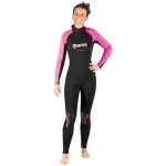 Combinaison de plonge mares steamer lady - xl - noir / rose - manches longues - respirant - impermable ...