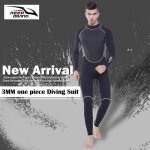 Combinaison de plonge - neoprene - 3mm - homme - manches longues - noir