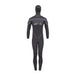 Combinaison de plonge avec zip frontal beuchat med 8 / 7 mm - noir - l
