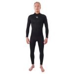 Rip curl freelite gb 4 - 3 combinaison complte avec fermeture clair arrire 2022 noir taille m