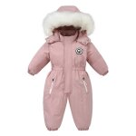 Combinaison de ski - marque - bébé - imperméable - chaud - sans manche Combinaison de ski - marque - bébé - imperméable - chaud - sans manche