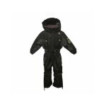 Combinaison de ski enfant peak mountain ecora - noir - manches longues - capuche amovible - 4 poches ...