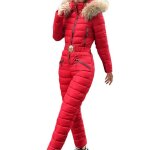 Combinaison de ski pour femme - combinaison de ski �l�gante - combinaison de ski avec capuche - coupe ...