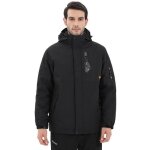 Combinaison de ski homme - marque luxe - deux pi�ces d�tachables - imperm�able - respirant - noir
