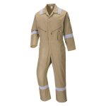 Combinaison de travail 100% coton l�g�re portwest iona - kaki
