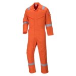 Combinaison de travail 100% coton lgre portwest iona - orange