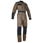 Combinaison de travail double fermeture lma chaudron - châtaigne Combinaison de travail double fermeture lma chaudron - châtaigne