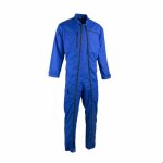 Combinaison de travail lma tracto bleu bugatti t. 3 - 4132 - homme - blanc - 65% polyester 35% coton