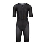 Combinaison de triathlon bioracer speedwear concept - noir - manches longues - homme