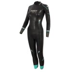 Combinaison de triathlon femme zone3 advance - noir / bleu - s - pour nageurs dbutants ou intermdiaires ...
