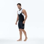 Combinaison trifonction courte zone3 lava - homme - noir - triathlon