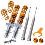 Combin�s filet�s amortisseurs coilover suspension kit pour audi a1 skoda fabia ii seat ibiza iv vw polo ...