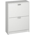 Commode meuble à chaussures coloris blanc - longueur 60 x hauteur 82 x profondeur 25 cm Commode meuble à chaussures coloris blanc - longueur 60 x hauteur 82 x profondeur 25 cm