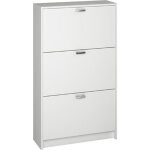 Commode meuble à chaussures coloris blanc - longueur 70 x hauteur 120 x profondeur 25 cm Commode meuble à chaussures coloris blanc - longueur 70 x hauteur 120 x profondeur 25 cm