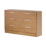 Commode meuble de rangement paris de 3 tiroirs coloris merisier - longueur 100 x profondeur 35 x hauteur ... Commode meuble de rangement paris de 3 tiroirs coloris merisier - longueur 100 x profondeur 35 x hauteur ...