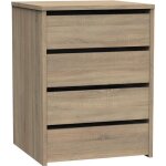 Commode meuble de rangement coloris cambrian - hauteur 61 x longueur 46 x profondeur 45 cm