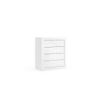 Commode de salle de bains isora ? 4 tiroirs ? blanc laqué brillant ? design moderne ? 70 cm Commode de salle de bains isora ? 4 tiroirs ? blanc laqué brillant ? design moderne ? 70 cm