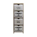Commode table de chevet scandinave mobili rebecca - 4 tiroirs - bois de paulownia - blanc bois clair ... Commode table de chevet scandinave mobili rebecca - 4 tiroirs - bois de paulownia - blanc bois clair ...