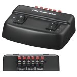 Commutateur audio - goobay - 2 voies - couleur noire - connecte jusqu� 2 paires denceintes