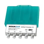 Commutateur diseqc 4 / 1 - megasat - 4 entres satellites - 1 sortie rcepteur - full hd 3d 4k