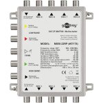 Commutateur sat - goobay - 67178 - 5 entr�es - 8 sorties - compatible dvb - s / s2 4k