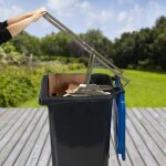 Relaxdays compacteur d�chets pour poubelle �craseur ordure non recyclable 41x35x95cmplastique manuel ...