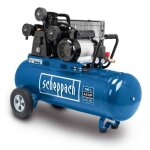 Compresseur de 100 litres  entranement par courroie - scheppach - hc550tc - 10 bars - 3 cv
