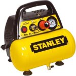Compresseur sans huile coaxial 6l 8 bar 15cv avec nanom�tre dn 200 / 8 / 6 stanley