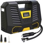 Compresseur � air portatif - folaya - 12v - 150 psi - �cran num�rique - lampe led