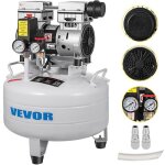 Compresseur dair sans huile - vevor - 30 l compresseur silencieux à air 850 w - 11 hp 165 l - min outil ... Compresseur dair sans huile - vevor - 30 l compresseur silencieux à air 850 w - 11 hp 165 l - min outil ...