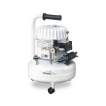 Compresseur - horizontal - mecafer - silencieux - 9 l - bidon huile 1l + entonnoir + 3 roulettes - silencieux ...