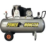 Compresseur - mecafer - 200 l - 3hp - bicylindre courroie - 10 bars - semi pro powermonster Compresseur - mecafer - 200 l - 3hp - bicylindre courroie - 10 bars - semi pro powermonster