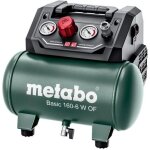 Compresseur - metabo - basic 160 - 6 w of - 6 litres - 900 w - 8 bar