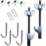 Compresseur de ressorts damortisseur avec crochets de s�curit�