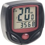 Compteur vlo numrique - filaire - 15 fonctions - cran lcd - noir - mixte