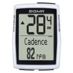 Compteur de vlo - sigma - bc 12. 0 wl cad - sans fil - blanc - pour 2 vlos