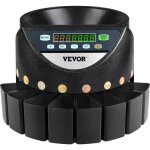 Compteuse de pièces - vevor - 300 pièces - minute - capacité de 700 pièces - compteur et trieur de pièces ... Compteuse de pièces - vevor - 300 pièces - minute - capacité de 700 pièces - compteur et trieur de pièces ...