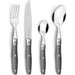 Mnagre 24 pices - lou laguiole - comptoir - acier inox - color - pour 6 personnes