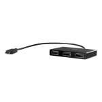 Concentrateur usb - c vers usb - a - hp - hub - 3 ports - noir