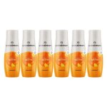 Concentrs sodastream - lot de 6 concentrs agrumes - jusqu 54l de boissons - 440ml