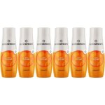 Concentrs sodastream - lot de 6 concentrs orange - jusqu 54l de boissons - 440 ml