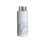 Condensateur 40 uf  cosses - comar - pour moteur 120 nm - accessoire de volet - gris - store & menuiserie ...